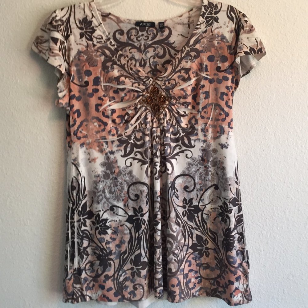 Capped sleveTunic